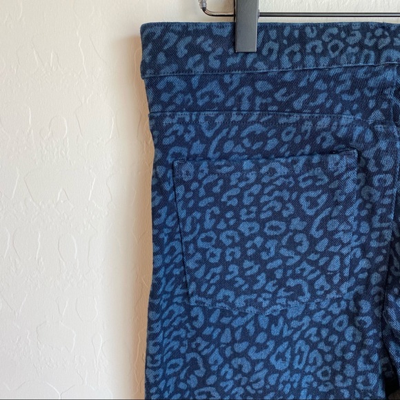 Spanx Jean ish Ankle Legging Leopard Print L - Picture 6 of 8